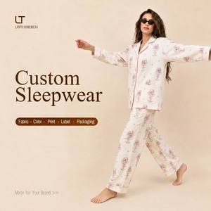 <span class=keywords><strong>Pigiama</strong></span> Autunno/Inverno per Donne con Stampa <span class=keywords><strong>Animale</strong></span> Carina, Maniche Lunghe, Stile Casual, Comodo, Delicato sulla Pelle, Taglie Forti, Abbigliamento da Casa - Product Image 1