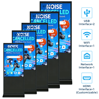 Écran d'affichage numérique sur pied de 32 pouces, écran LCD pour la publicité, Android Windows, pour les expositions et les publications