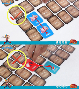 Tarjeta de Identificación de cartón para niños, reconocimiento de insectos del océano, nueve reglas de batalla, PK, tarjeta de juego de memoria a juego - Product Image 3