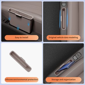 ช่องเก็บของข้างเบาะรถยนต์ AITO M9 สำหรับแถวที่สอง ทำจากซิลิโคน ทำความสะอาดง่าย ติดตั้งโดยไม่ต้องเจาะ - Product Image 4