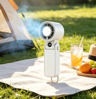 Ventilateur de poche pliable personnalisé avec logo, refroidissement par glace, vente en gros directe d'usine