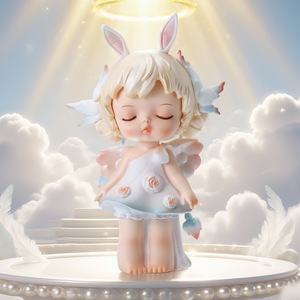 Figurine PVC Annie Baby : Ornements de Vie Vibrante, Conception Exquise, Taille Moyenne, Mignonne et Adorable, Cadeau Ange - Product Image 2
