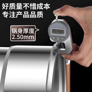 316 Stainless Steel <b>Steamer</b> 3 Layer With Wooden Handle Food Grade Deep Pot For Household Cooking - Product Image 5