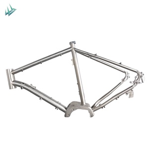 Titanium <strong>Ebike</strong> <strong>Frame</strong> 700C*55C Gravel Electric Bike <strong>Frame</strong> IS Brake Mount High Strength Best Quality - Product Image 1