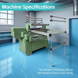 Machine à tricoter au crochet à grande vitesse JSG 762 B8 pour la dentelle, la bande élastique et la production d'accessoires décoratifs en tissu étroit - Product Image 6
