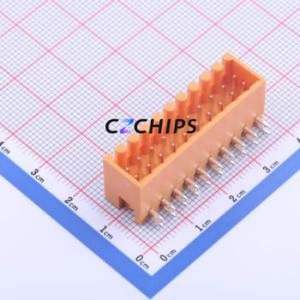 KF2EDGERC-3.5-2*10P Plug-in Terminal Block Bent Lead Through Hole,P=3.5mm Board-to-Board / Socket - Closed 2x10P 3.5mm Orange - Product Image 1