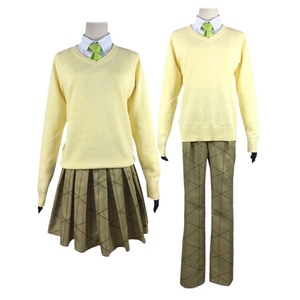 Costume d'uniforme scolaire jaune JK pour femmes et hommes, cosplay d'Agatsuma Zenitsu et Kochou <span class=keywords><strong>Shinobu</strong></span>, AOKG-002 - Product Image 1
