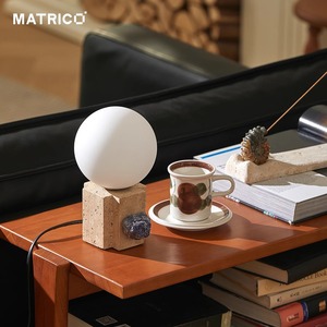 Matrico Mineral Table <b>Lamp</b> <b>Led</b> Touch Control Ambient <b>Light</b> For Bedroom Study - Product Image 5