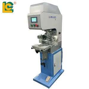 Toy tampo printing machine with plc control system semi automatic golf ball pad printing machine for plastic product printing