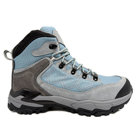 Chaussures de sécurité populaires MAXITOUGH mi-montantes en cuir durable avec embout en acier anti-écrasement et semelle extérieure en caoutchouc EVA pour l'Europe et l'Amérique