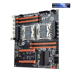 Pandl Máy tính để bàn mới Mainboard Kit Set NVMe M2 SATA3.0 PCIe3.0 Combo kép <span class=keywords><strong>Intel</strong></span> <span class=keywords><strong>Xeon</strong></span> <span class=keywords><strong>E5</strong></span> <span class=keywords><strong>2680</strong></span> V4 2680v4 X99 Bo mạch chủ dual <span class=keywords><strong>CPU</strong></span> - Product Image 5