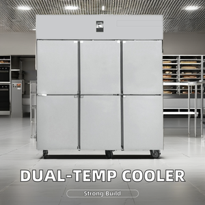 Réfrigérateur commercial vertical 6 portes en acier inoxydable, congélateur de cuisine, équipement de réfrigération pour restaurant BC1.6L6F BC1.6L6F BC1 - Product Image 3
