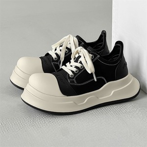 Zapatillas Blancas Casuales para Hombre, Estilo Verano 2026, con Suela Gruesa y Antideslizante, que Aumentan la Altura - Product Image 1