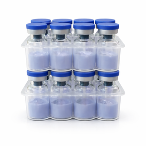 GHK-Cu 99% 50mg/100mg Poudre de cuivre bleu lyophilisée de haute pureté, matière première cosmétique pour soins de la peau, provenant du Guangdong - Product Image 2