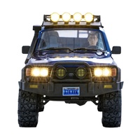 Coche RC FMS 1/10 Land Cruiser LC80 RS FCX10 PRO sin Escobillas, Control Remoto de 2.4 GHz, Eje Portal, Transmisión de Dos Velocidades, Diferenciales con Bloqueo