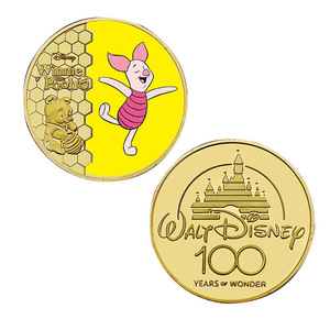 5 Monete d'Oro Commemorative dell'Orso <span class=keywords><strong>Winnie</strong></span> l'Orso, Placcate in Oro 24K, Regali <span class=keywords><strong>da</strong></span> Collezione - Product Image 5