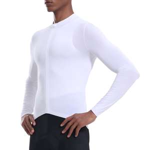 Jersey de Ciclismo de Carretera para <span class=keywords><strong>Hombre</strong></span> OEM/ODM, Corte Aerodinámico, Manga Corta, Transpirable, con Bolsillo con Cierre, Protección UPF50, Cierre de Botones - Product Image 3