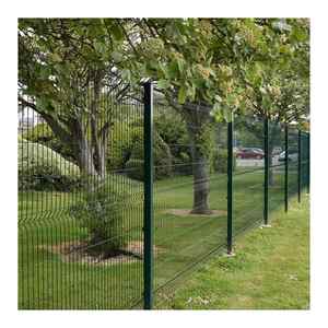 Panneaux de clôture décoratifs en treillis barbelé en fil de fer recouvert de PVC GOLD BILLION Z-1, courbés en 3D, soudés, à prix abordable, vente en gros - Product Image 3