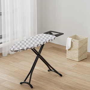 Einfache Lagerung mit Eisen halter 2 Jahre Garantie Baumwoll bezug Bügelbrett Großes Brett Tragbarer Klapp bügeltisch - Product Image 3