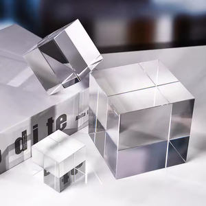 Hbl K9 pha lê khối đồng bằng 5-8cm cắt góc Cube trống pha lê khối cho 3D laser khắc - Product Image 2