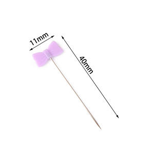 Vente en gros 100 pièces 200 pièces artisanales et cousues multicolores 53MM épingles de courtepointe <span class=keywords><strong>à</strong></span> <span class=keywords><strong>tête</strong></span> de fleur <span class=keywords><strong>plate</strong></span> - Product Image 4