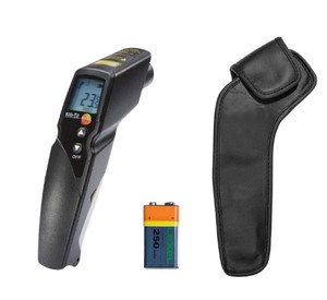 Thermomètre infrarouge TESTO 830-T2 -30 à 400°C, optique 12:1, laser 2 points, émissivité réglable pour la maintenance industrielle et le CVC - Product Image 3