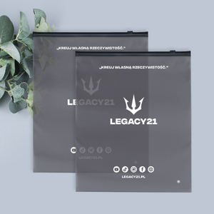 Bán buôn nhựa t Áo sơ mi túi quần áo Frosted phân hủy sinh học <span class=keywords><strong>Zip</strong></span> khóa tự niêm phong túi bao bì và in ấn biểu tượng tùy chỉnh - Product Image 3