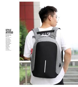 Custom Logo Business Laptop <b>Backpack</b> Oxford Polyester Waterproof USB Charging Anti-Theft Recycled Zipper Closure 20-39L - Product Image 6