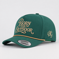 Casquette de baseball de performance avancée pour le golf, sportive, avec logo personnalisé brodé à la main, en nylon imperméable et polyester, motif pois, en tissu Oxford