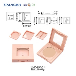 Estuche de polvo compacto de PVA reemplazable para colorete, estuche para colorete en polvo prensado - Product Image 2