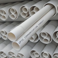 Conduit électrique haute pression en PVC stabilisé aux UV, épaisseur de paroi 1,5-2,0 mm, pour système solaire extérieur et ligne de poteau électrique
