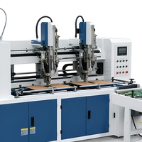Ligne de production de cartons ondulés, machine de fabrication de boîtes en carton, machine d'impression et de collage avec rainureuse pour usine d'emballage