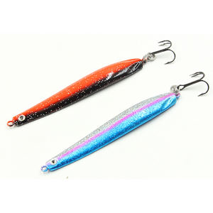 Selco 11cm sans plomb en alliage <span class=keywords><strong>de</strong></span> zinc longue coulée cuillère <span class=keywords><strong>brochet</strong></span> pêche leurre truite pêche cuillères leurres truite pêche leurres appâts durs - Product Image 1