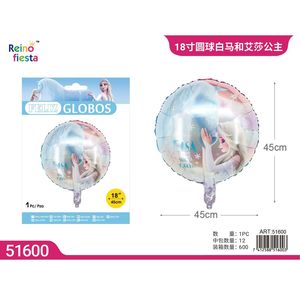 18 pollici palloncino bianco cavallo principessa Design spessi colori pastello cromati per la festa della mamma addio al nubilato festa eventi di laurea - Product Image 1