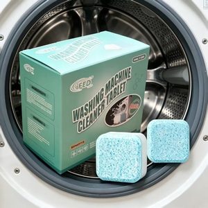 Tablette nettoyante pour lave-linge de qualité supérieure, écologique, antibactérienne, en forme de cube, pour l'entretien mensuel de la maison - Product Image 1