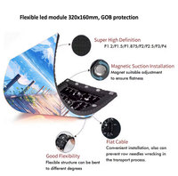 Cabina de DJ con Pantalla LED, Mostrador de Bar Interior LED, Pantalla Flexible P2.5 GOB para Festivales de Música, Fiestas y Eventos