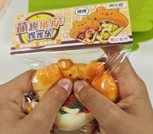 Juguetes Blandos de Pizza, Simulación de Comida, Juguetes para Apretar, Regalo de Cumpleaños Novedoso para Niños y Niñas de 5 a 7 Años, Alivio del Estrés - Product Image 2