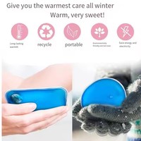 Réutilisable Snap Heat Pack Longue Durée Mignon Gel Chauffe-Mains pour Camping En Plein Air Click-Pop Pouch Confort Orange 70g Soulagement Du Stress