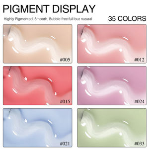 Esmalte de Uñas en Gel UV LED de Diseño, 35 Colores, Textura Cristal Transparente, Larga Duración, No Tóxico, DIY - Product Image 2