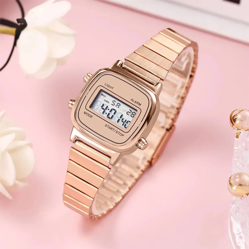 Fabrik-Direktverkauf Hochwertige Quarz-Elektronische Uhr für Damen Digitaluhr