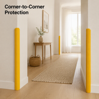 Protection d'angle murale en forme de L, coussin souple pour les bords, avec support auto-adhésif pour les maisons de retraite