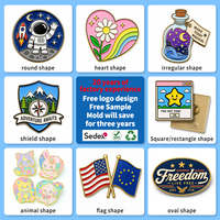 Broches personnalisées en émail dur, logo, broche en métal, vente en gros, marque, dessin animé, objet de collection, souvenir
