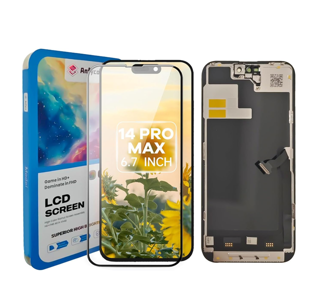 High Brightness Mobile Phone LCDs Incell Touch Screen Mobile Display Assembly for 14 Pro Max Factory Supply