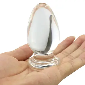 Wholesale 2021 new styles Masturbator adult toy Glass Anal Plug for partner couple gay