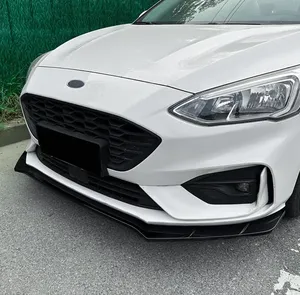Pour Ford Focus MK4 ST-Line 2019 2020 2021 : Spoiler avant, lèvre de pare-chocs, diffuseur – Modification extérieure - Product Image 2