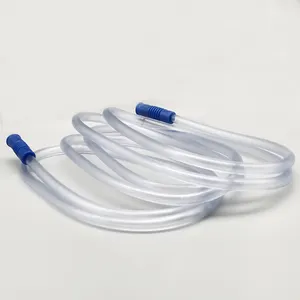 High Quality Medical Supplies Disposable Drainage Tube Sterile Yankauer Suction Set Handle With Connecting Tube