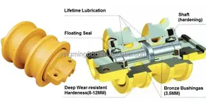 Shantui SD16 komatsu D60/D65 차체 부품 트랙 롤러 16Y-40-10000