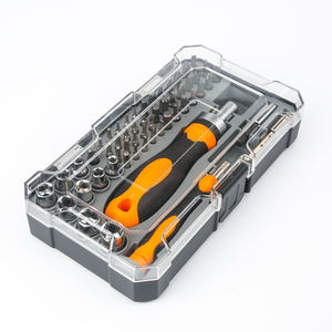 ชุดไขควงเฟืองล้อสำหรับอุตสาหกรรมและ DIY 48ชิ้นตกแต่งด้วยโครเมี่ยมและหัวฟิลลิปปรับแต่งได้ - Product Image 2