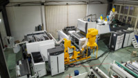 Machines de thermoformage en plastique 1500MM Machine de film étirable en plastique 5 couches Pe Machine de film d'emballage extensible