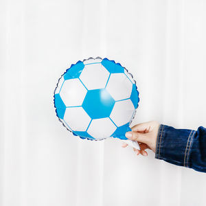 Globos de fútbol de aluminio de 10 pulgadas, Globos de helio de aire, suministros de decoración para Festival, juego de Globos de fútbol - Product Image 5